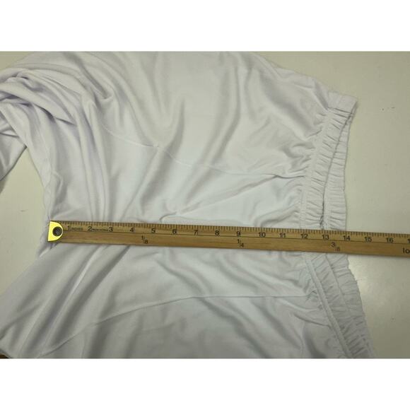 Anthony Richards Womens Pants Size 18 Misses White Knit OPP Pant Elastic Waist - Picture 8 of 12